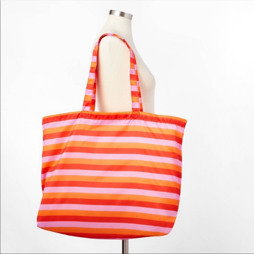 Lego Reusable Tonal Stripe Lightweight Tote Bag- Lego Collection x Target